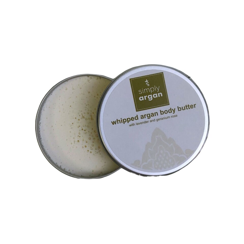 whipped argan body butter