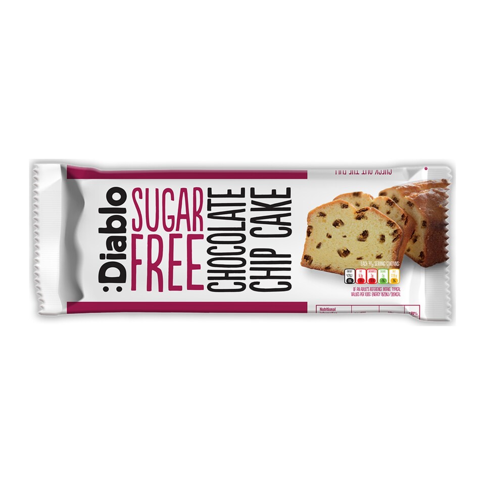 Diablo Sugar Free Chocolate Chip Cake 200g