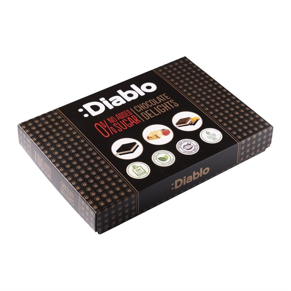 Diablo No Added Sugar Chocolate Delights Selection Box 115g