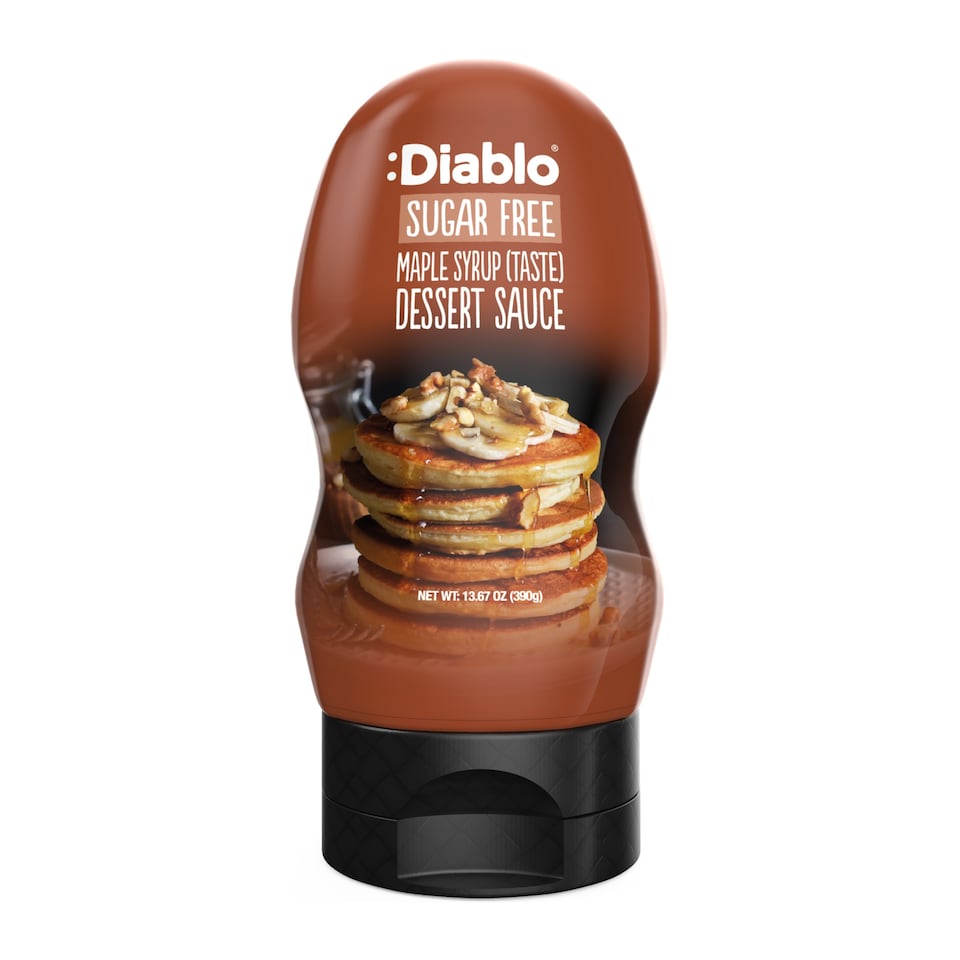 Diablo Sugar Free Maple Flavour Dessert Sauce 390g