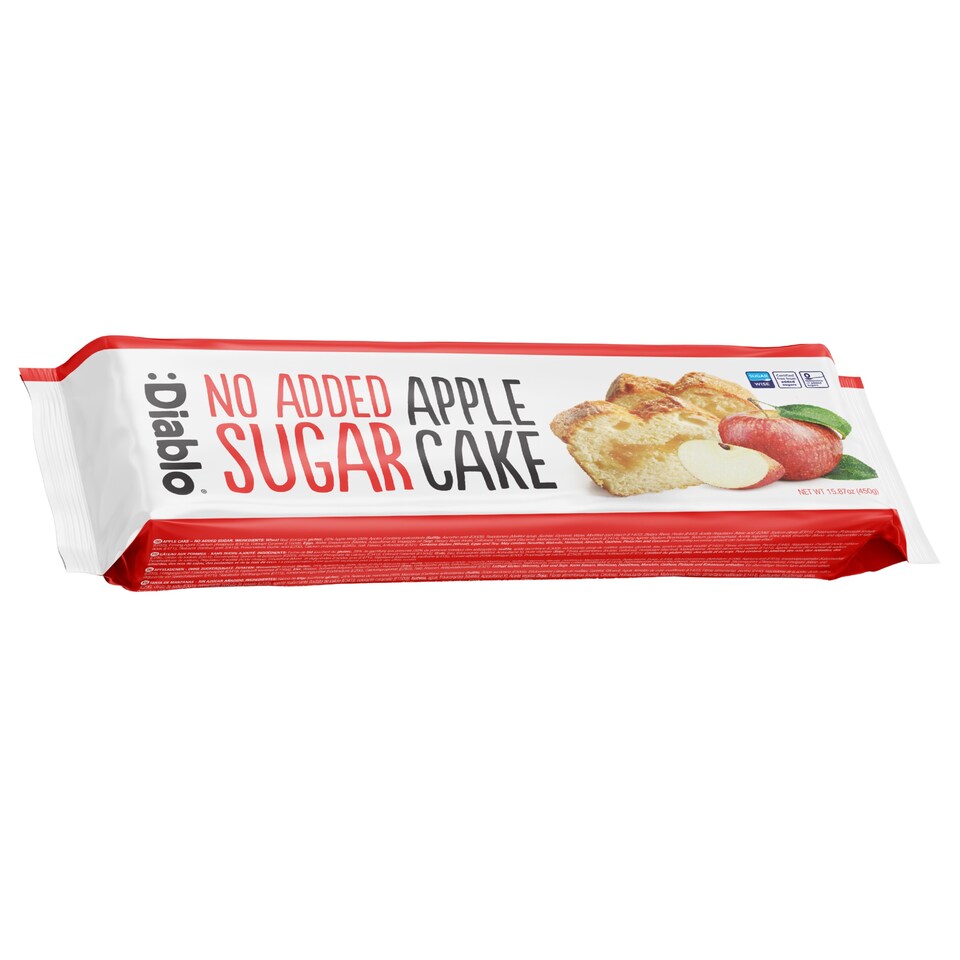 Diablo No Added Sugar Apple Cake 450g