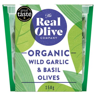 Real Olive Co. Wild Garlic & Basil Olives