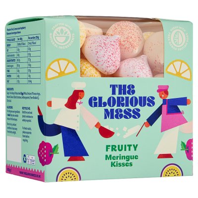 The Glorious Mess Fruity Meringue Kisses