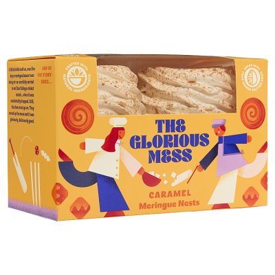The Glorious Mess Caramel Meringue Nests