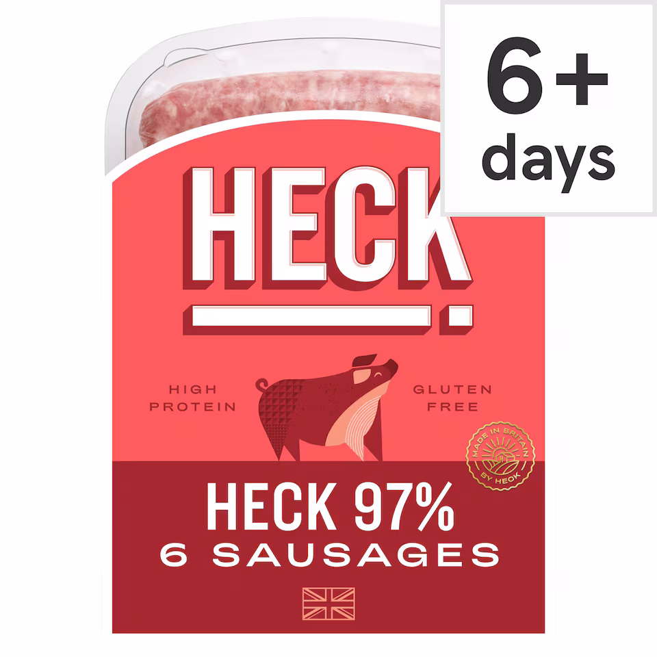 Heck 6 97% Pork Sausages 400G