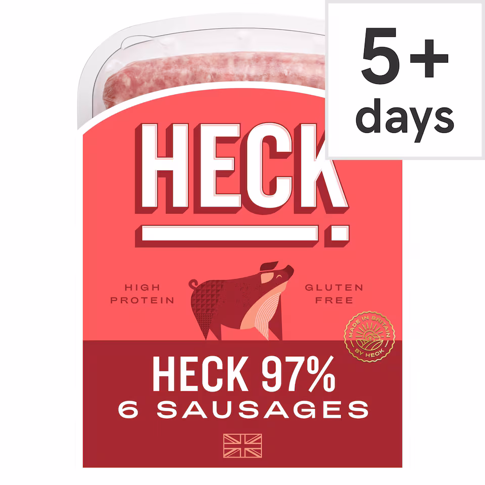 Heck 6 97% Pork Sausages 400G