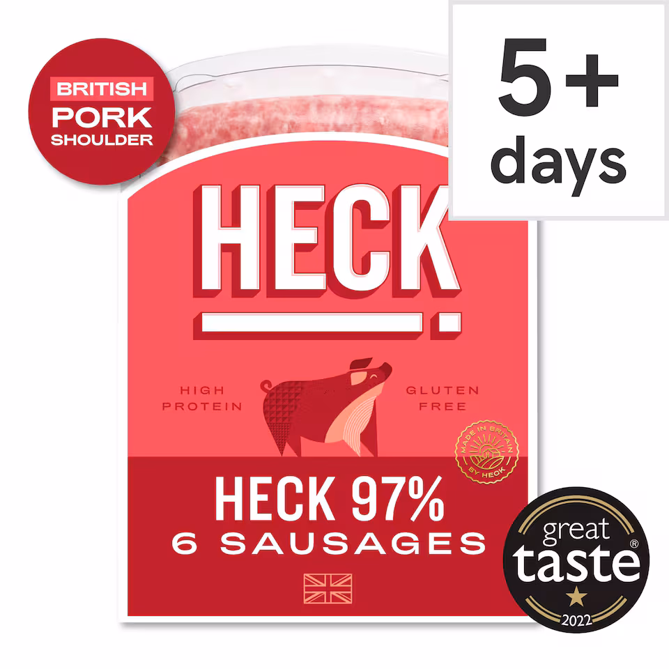 Heck 6 97% Pork Sausages 400G