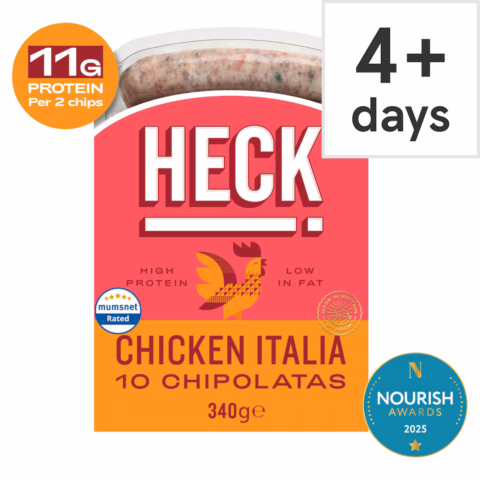Heck Chicken 10 Italia Sausages 340G
