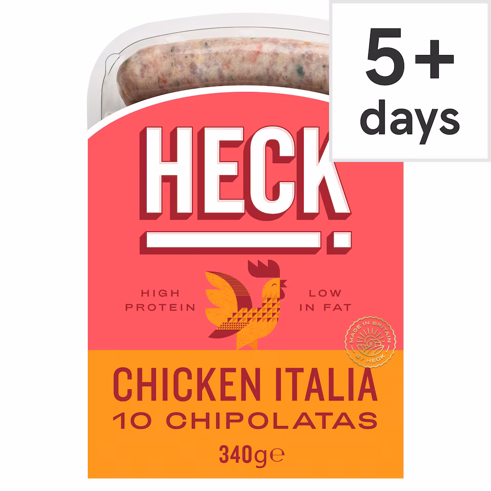 Heck Chicken 10 Italia Sausages 340G