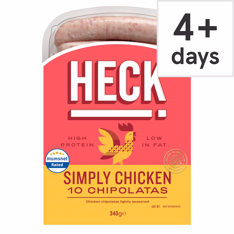 Heck Simply Chicken Chipolatas 340G