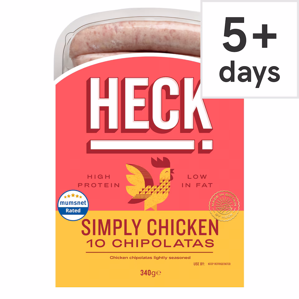Heck Simply Chicken Chipolatas 340G