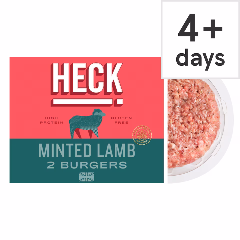 Heck Minted Lamb Burgers 2 Pack 320g