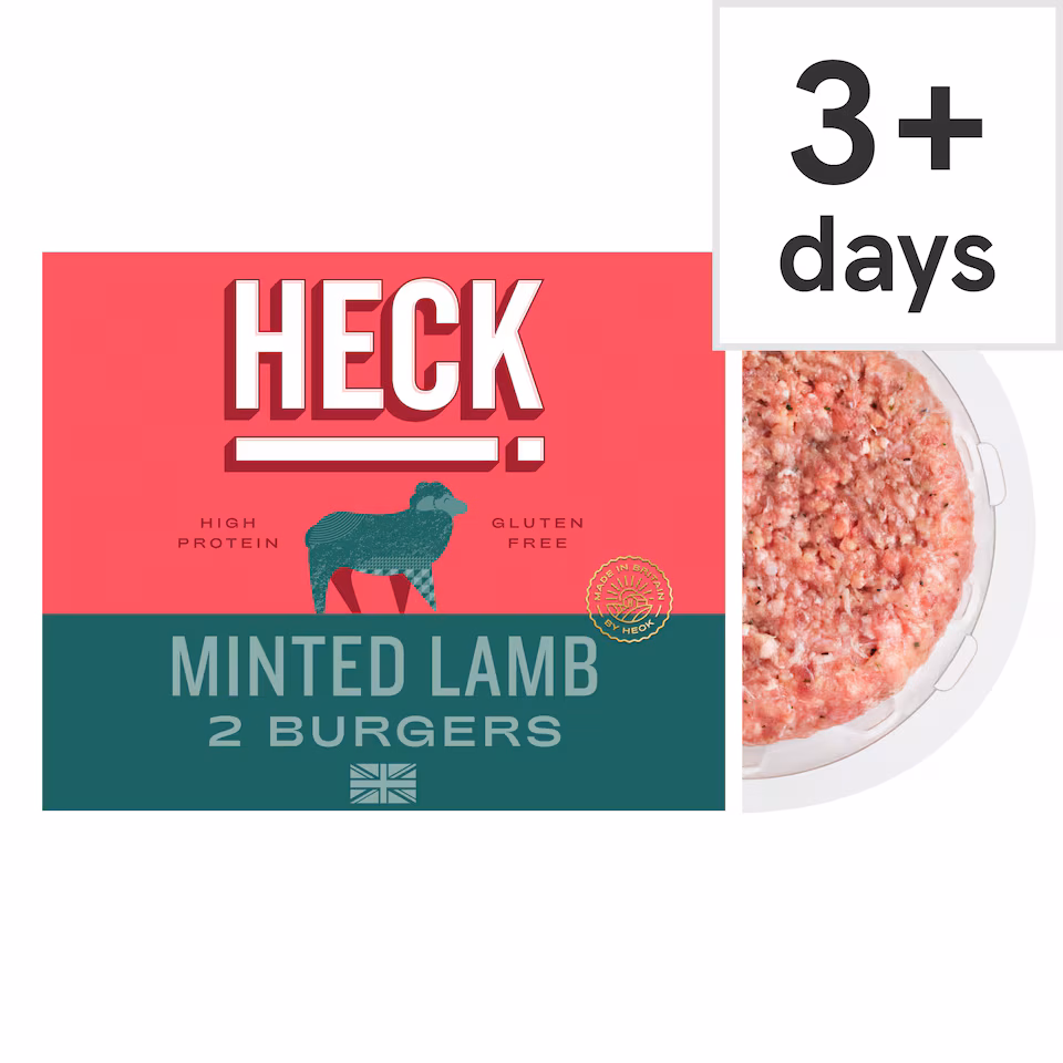Heck Minted Lamb Burgers 2 Pack 320g