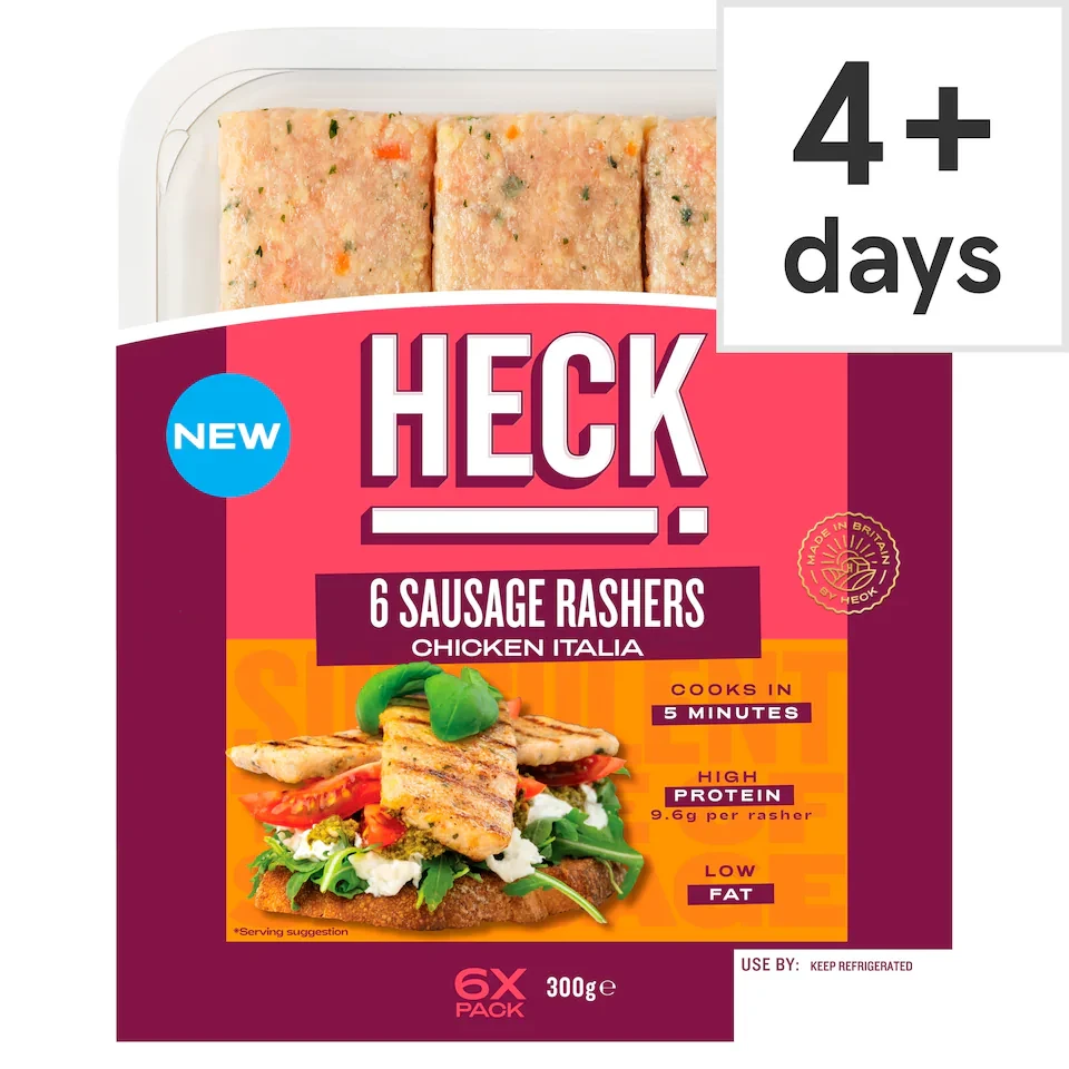 HECK Chicken Italia Sausage Rashers 300g