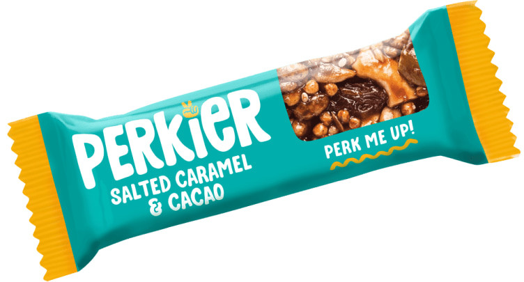 Quinoa Bar m/Kakao,Pean,Karamell 35g Perkier