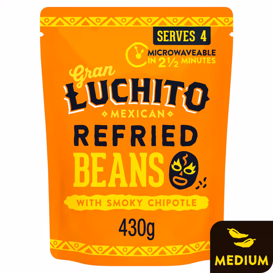 Gran Luchito Refried Beans Chipotle 430G