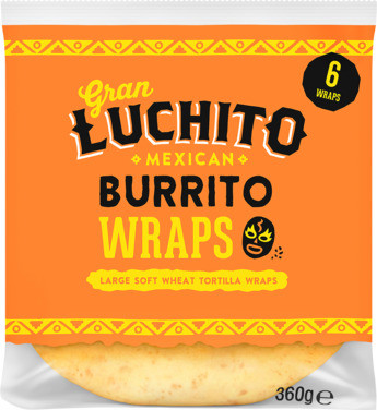 Gran Luchito Burrito Wraps 360g