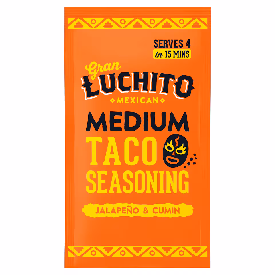 Gran Luchito Jalapeno & Cumin Medium Taco Seasoning 28g