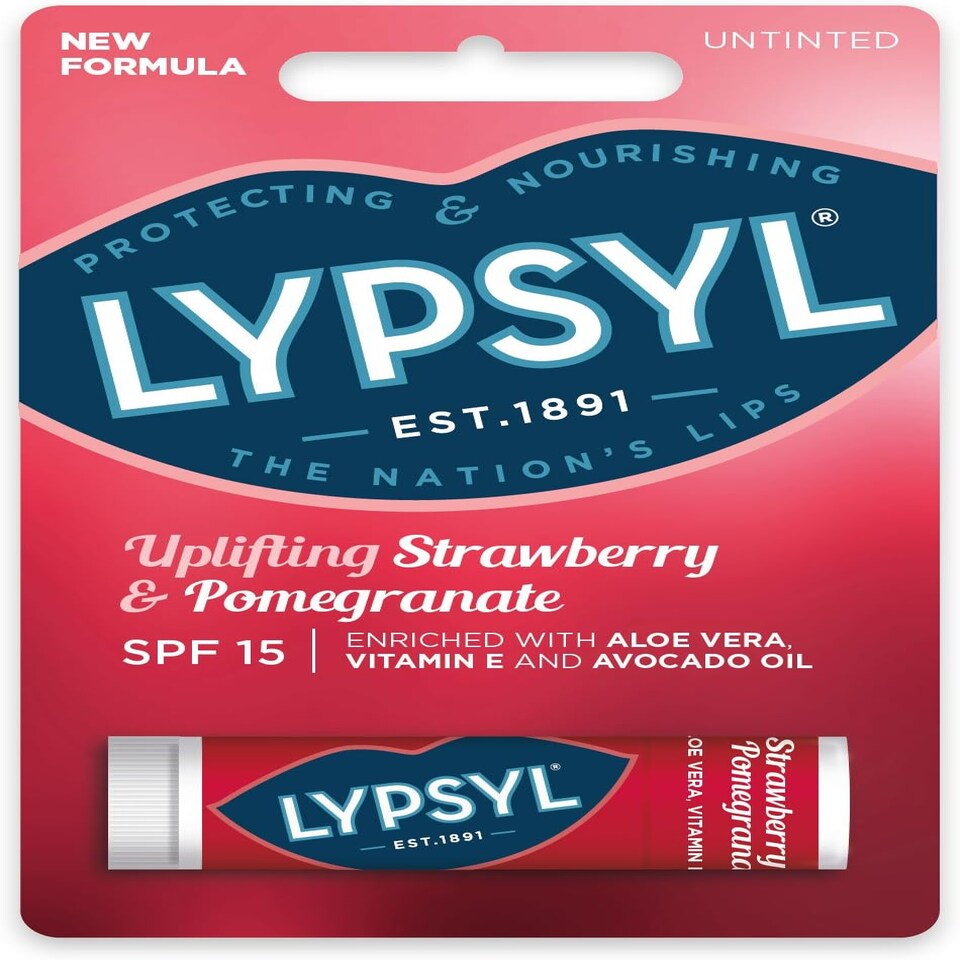 Lypsyl Strawberry & Pomegranate Lip Balm 4.2g x3