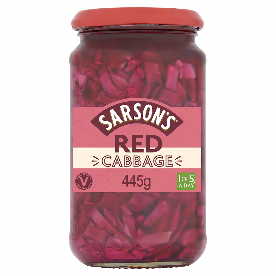 Sarsons Sweet & Mild Red Cabbage 445g