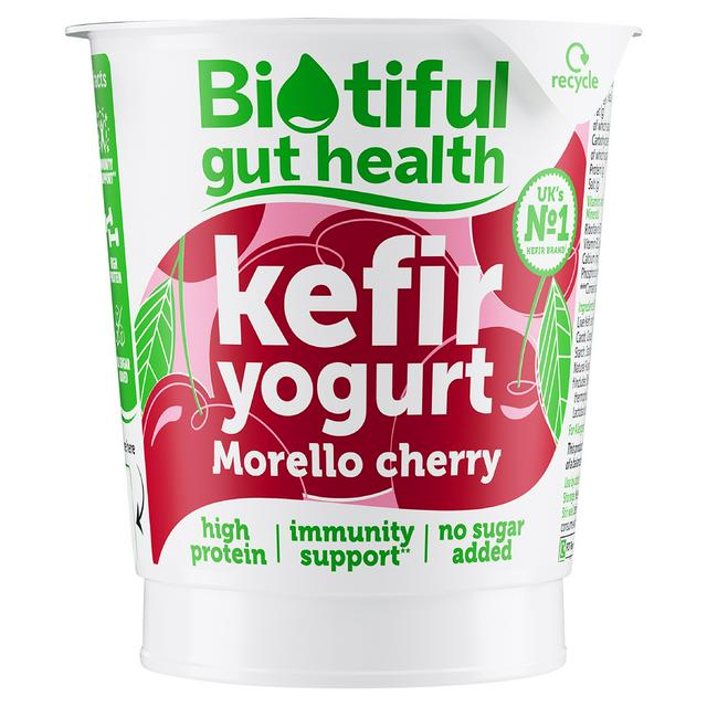 Biotiful Gut Health Kefir Yogurt Morello Cherry 350g