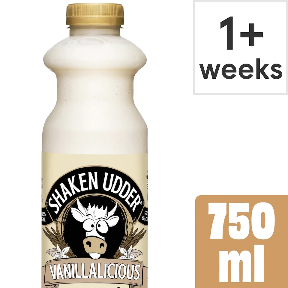 Shaken Udder Vanillalicious Milkshake 750Ml