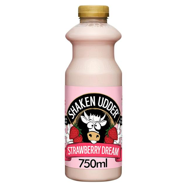 Shaken Udder Strawberry Dream Milkshake 750ml