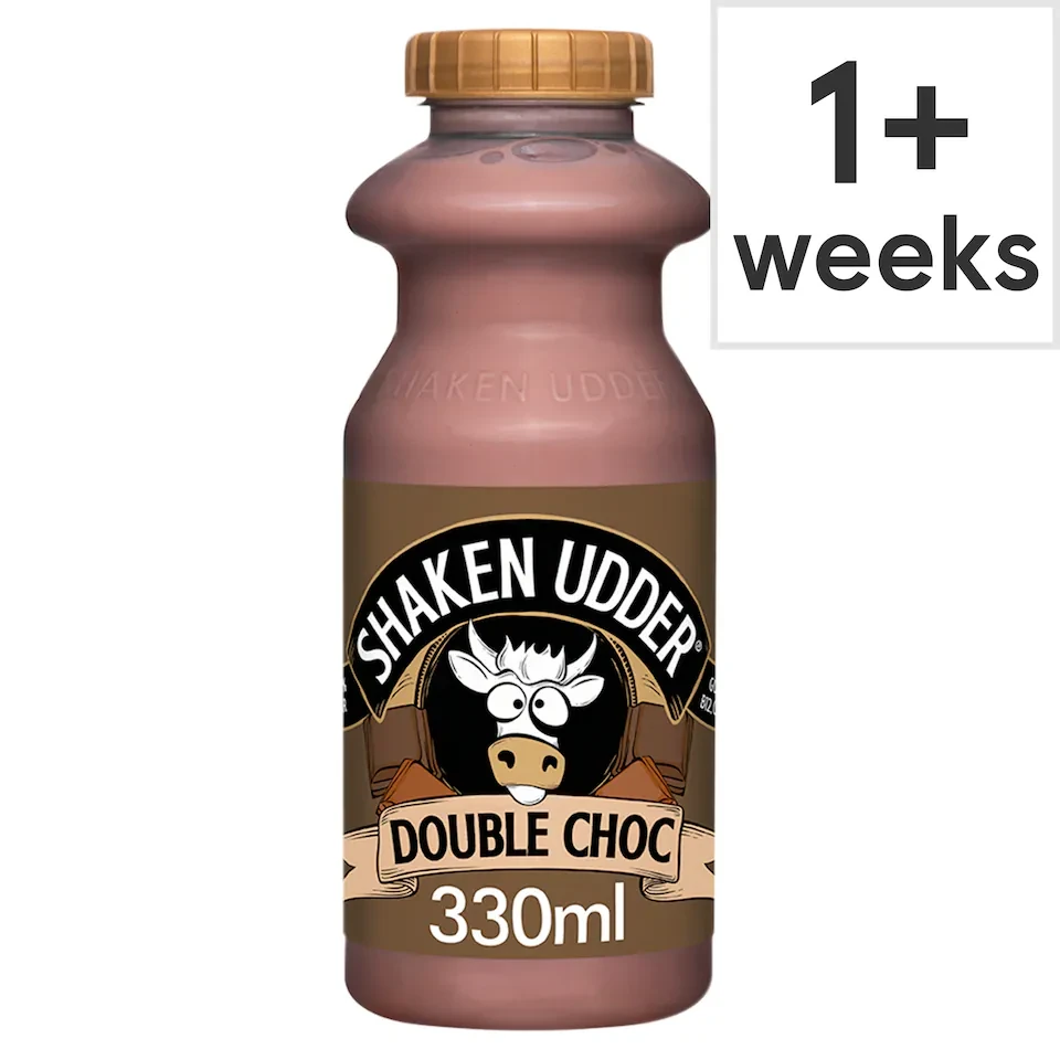 Shaken Udder Double Choc Milkshake 330ml