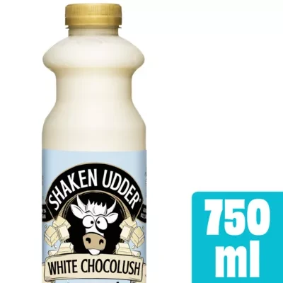 Shaken Udder White Choc Milkshake 750ml