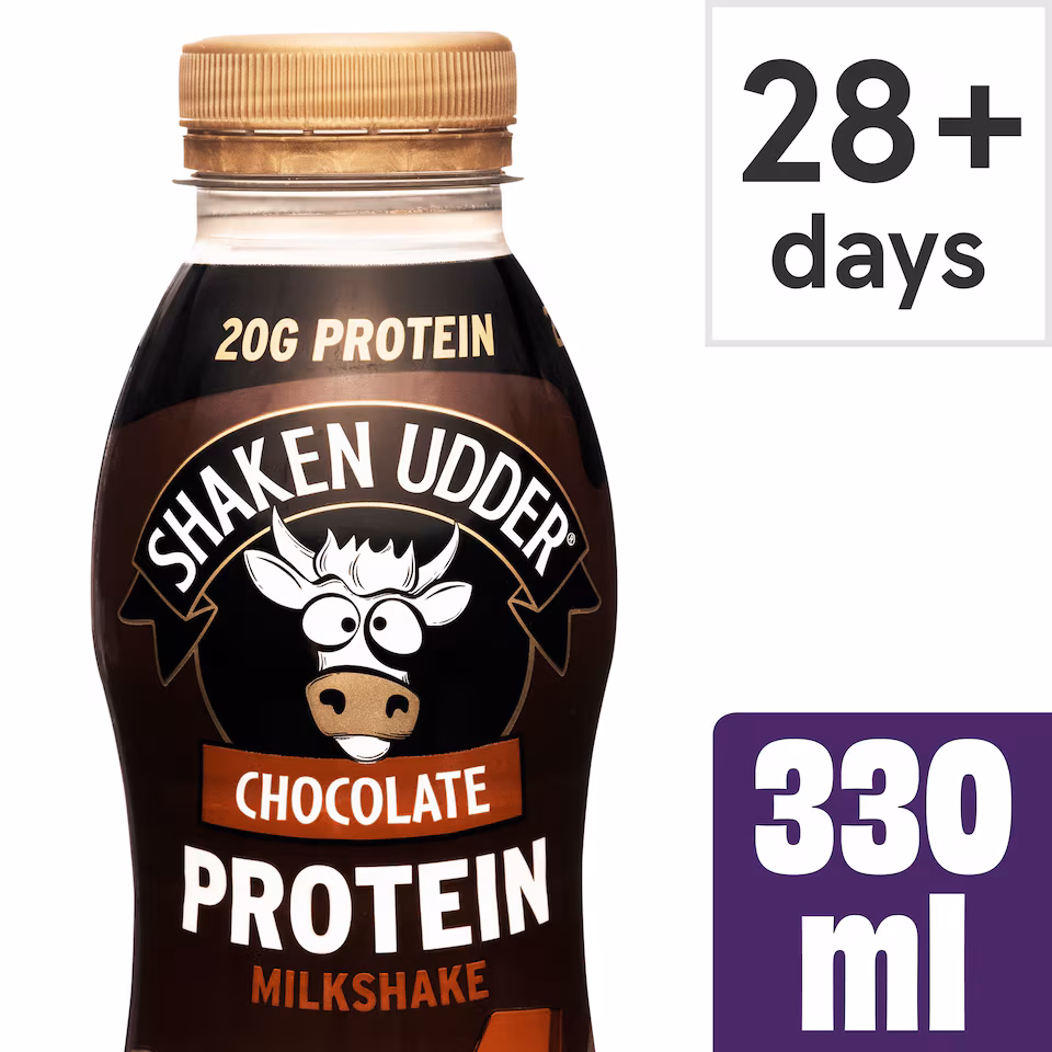Shaken Udder Chocolate Protein Milkshake 330ml