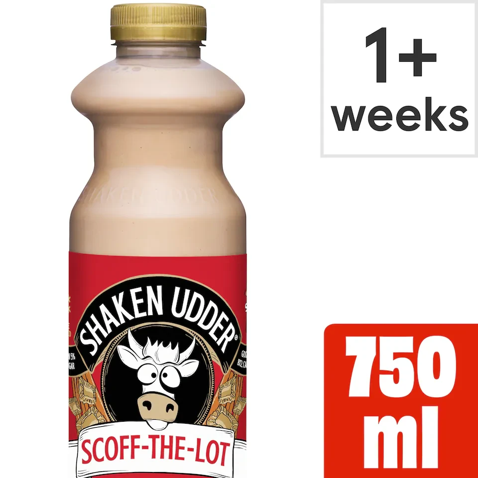Shaken Udder Scoff-The-Lot Caramelised Biscuit & Cinnamon Milkshake 750ml
