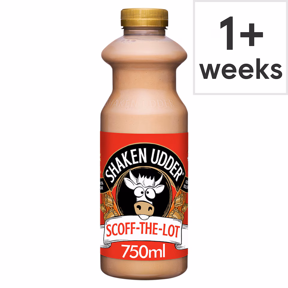 Shaken Udder Scoff-The-Lot Caramelised Biscuit & Cinnamon Milkshake 750ml