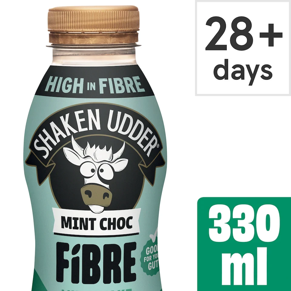 Shaken Udder Mint Chocolate Fibre Milkshake 330ml