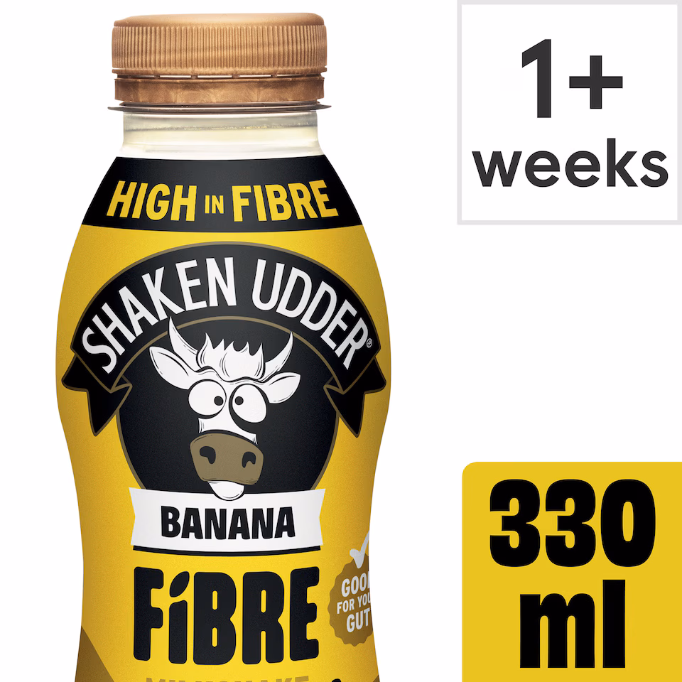 Shaken Udder Banana Fibre Milkshake 330ml