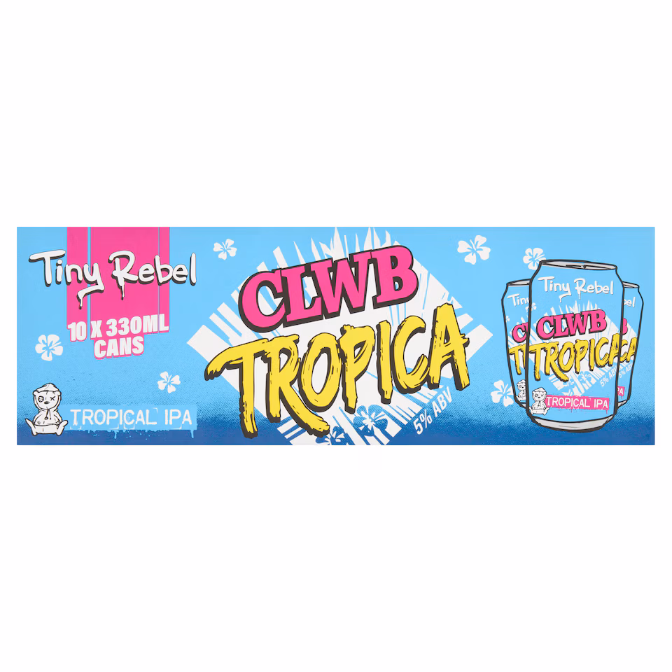Tiny Rebel Clwb Tropica Tropical IPA 10 x 330ml
