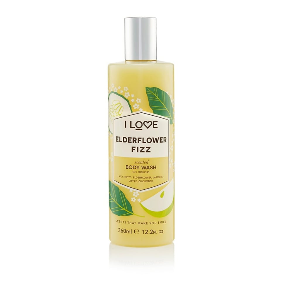 I Love Elderflower Fizz Scented Body Wash 350ml