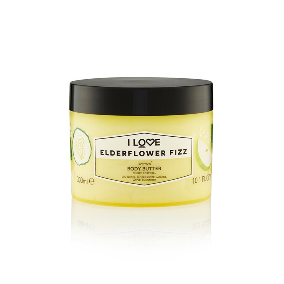 I Love Elderflower Fizz Scented Body Butter 330ml
