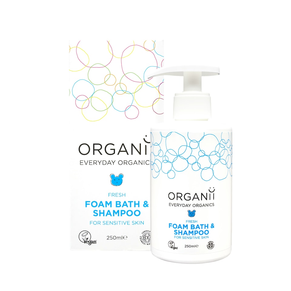 ORGANii - Fresh Foam Bath & Shampoo (for Babies and Children) 250ml