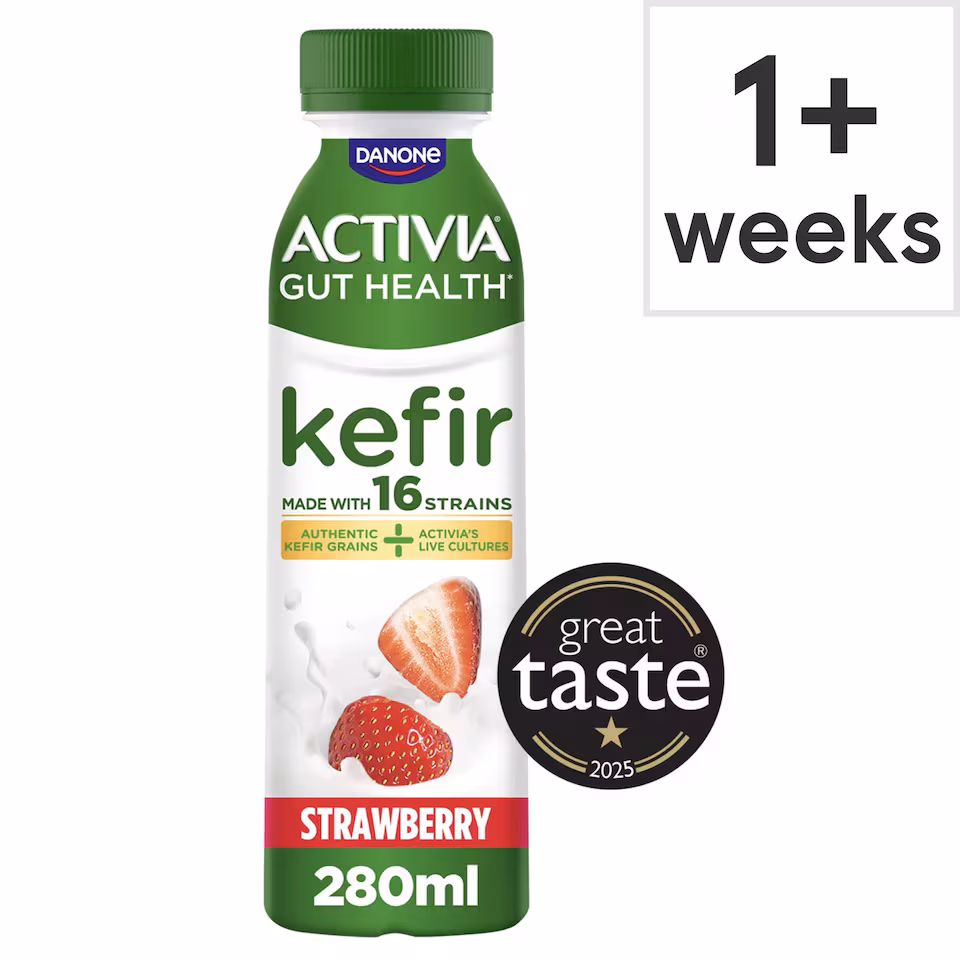 Activia Kefir Strawberry Gut Health Yoghurt Drink 280ml