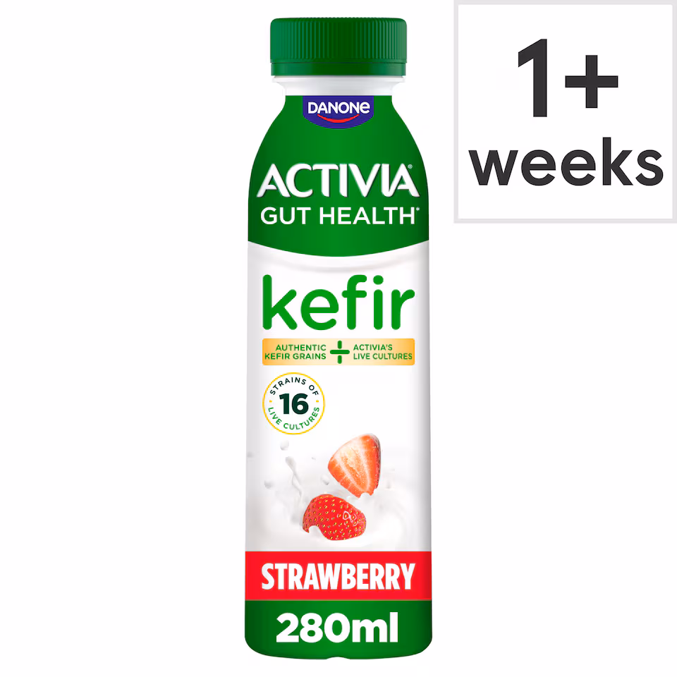 Activia Kefir Strawberry Gut Health Yoghurt Drink 280ml