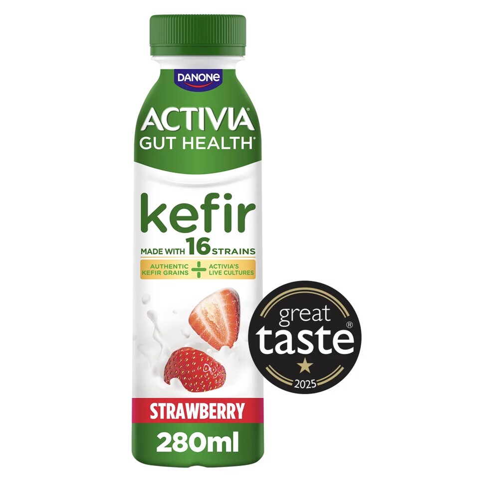 Activia Kefir Strawberry Gut Health Yoghurt Drink 280ml