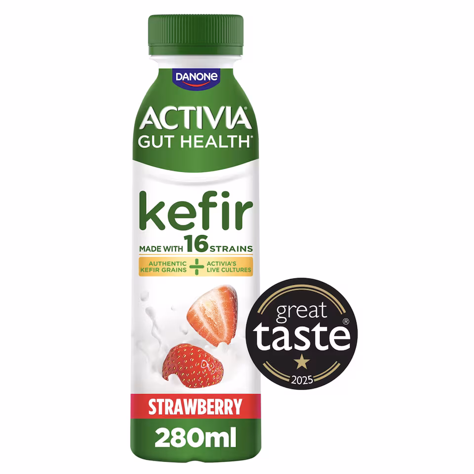 Activia Kefir Strawberry Gut Health Yoghurt Drink 280ml