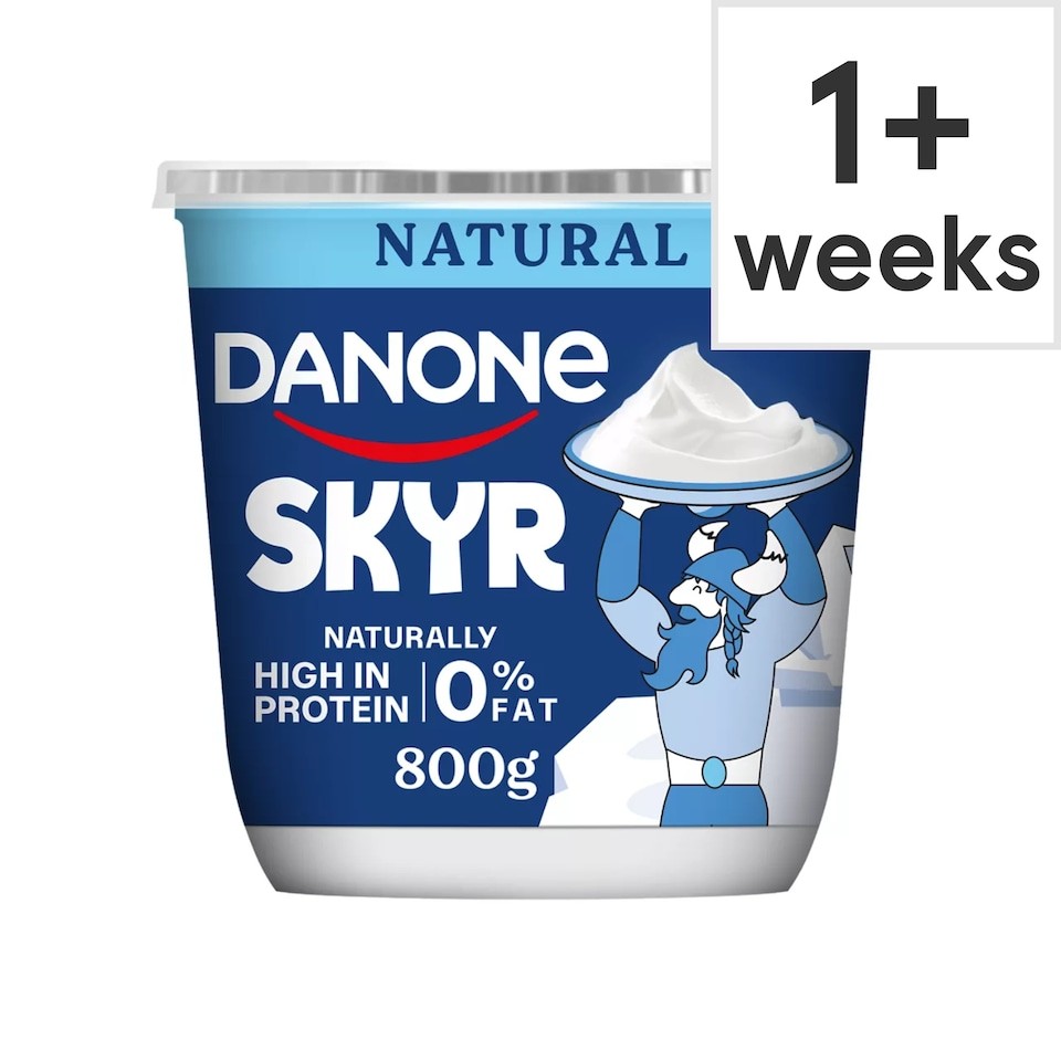 Danone Skyr High Protein 0% Fat Natural Yoghurt 800g