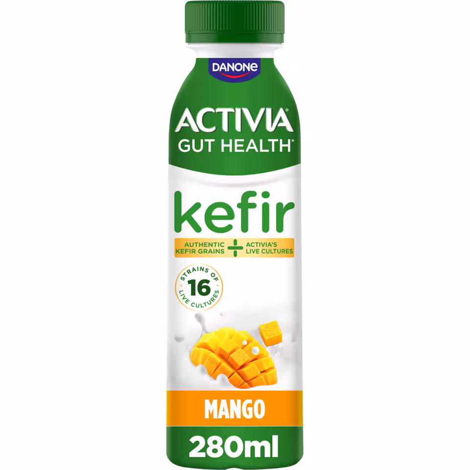 Activia Kefir Mango Gut Health Yoghurt Drink 280g