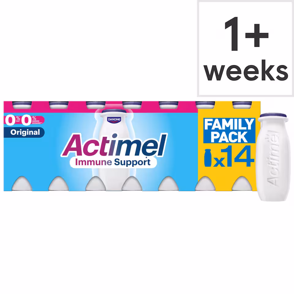 Actimel Original Immune Support Yogurt Drink Family Pack 14x100g
