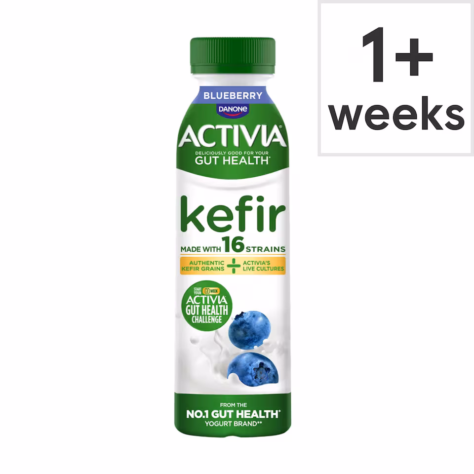 Activia Kefir Blueberry Gut Health Kefir Drink 280g