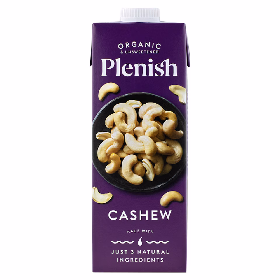 Plenish Organic Cashew Milk Dairy Alternative Long Life 1L