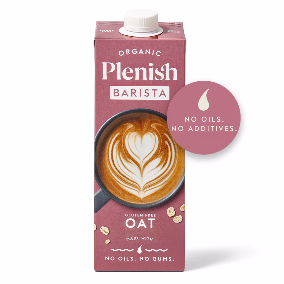 Plenish Organic Barista Gluten Free Oat Drink 1L