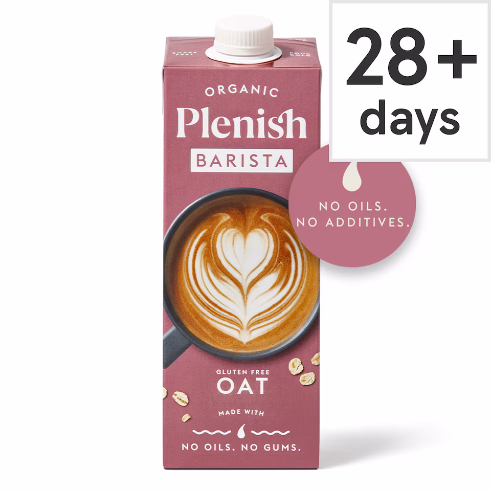 Plenish Organic Barista Gluten Free Oat Drink 1L