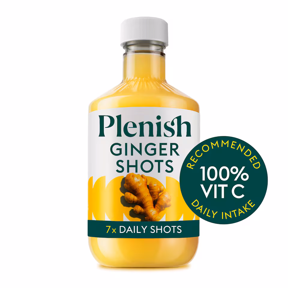 Plenish Ginger Immunity Dosing Bottle 7x Shots 420ml